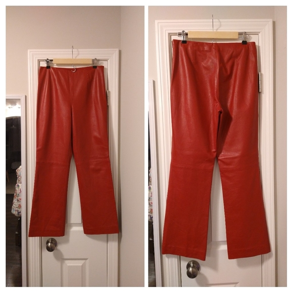 Etcetera Pants & Jumpsuits Butter Soft Lamb Skin Genuine Leather